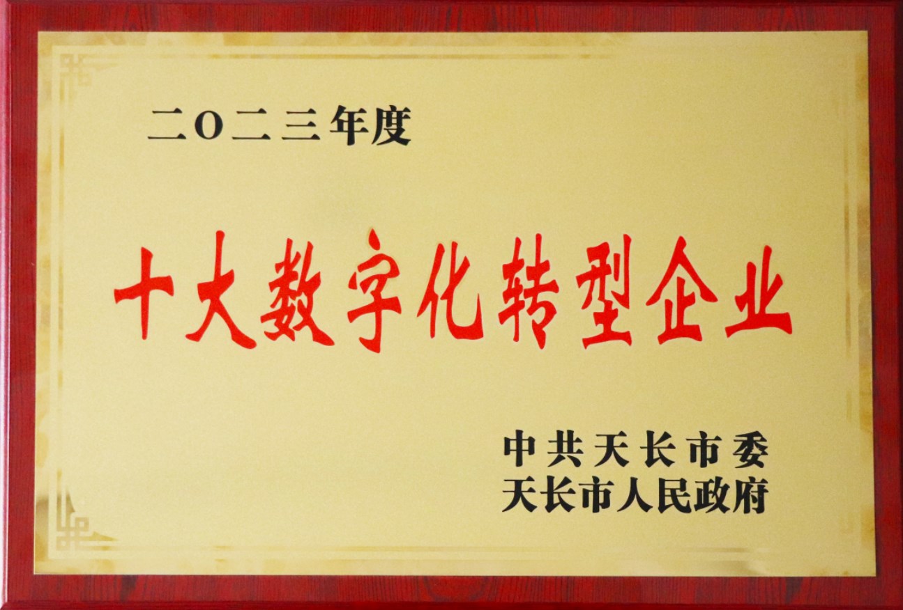 2023年天長市十大數字化轉型企業